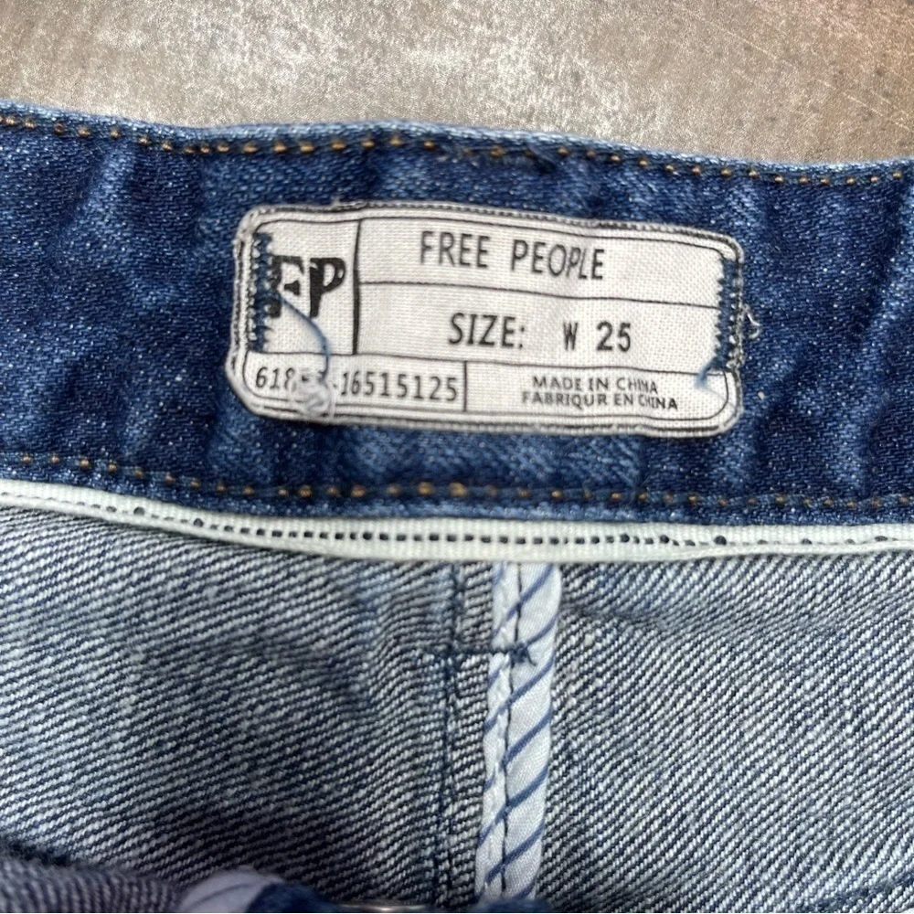 Free People KSU Themed Denim Shorts size 25